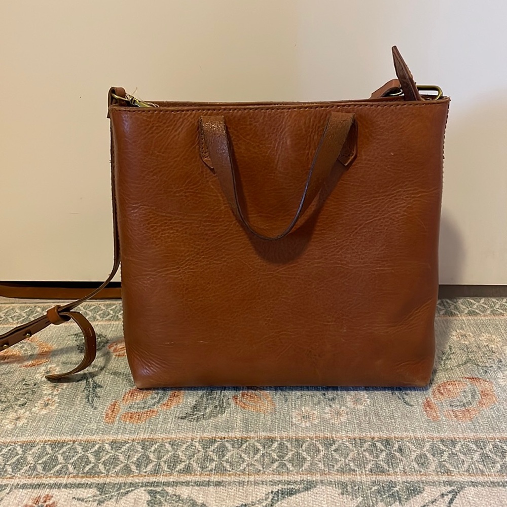 Madewell Zip Top Transport Tote Crossbody